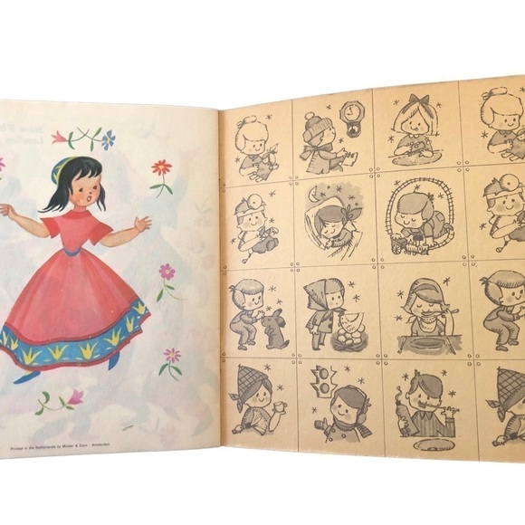 VTG Snow White & The Seven Dwarfs Book & 45 RPM Record Follow Along Story - Picture 4 of 5